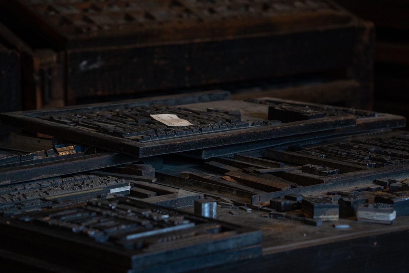 Close-up of a commercial printing press in operation
